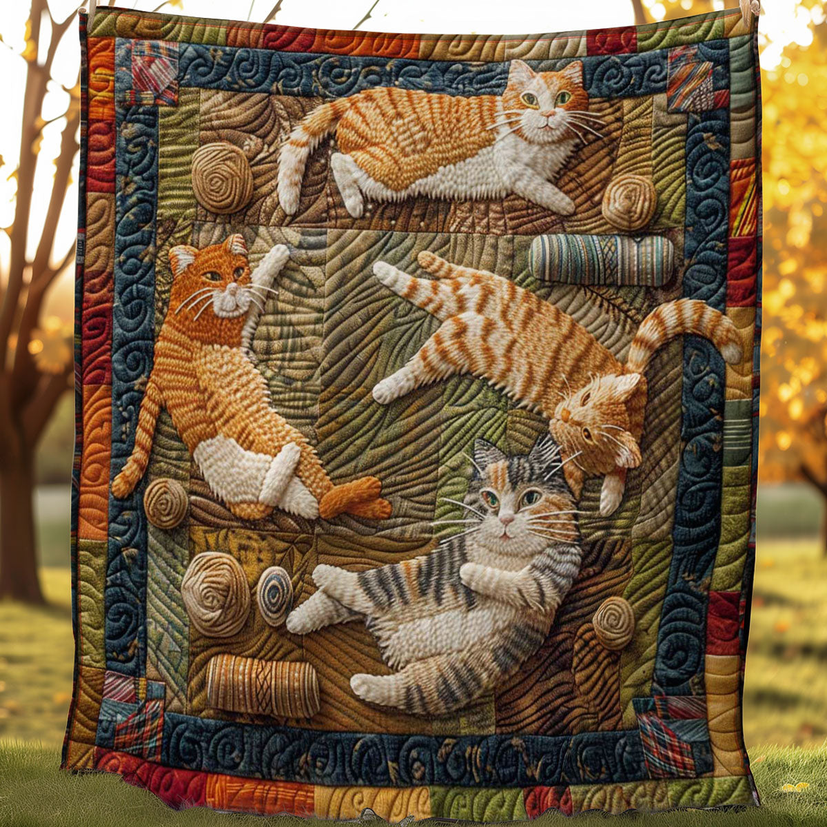 Kitty Crack Up WN0908069CL Quilt