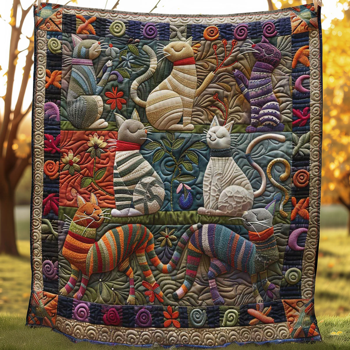 Laughing Whiskers WN0908080CL Quilt