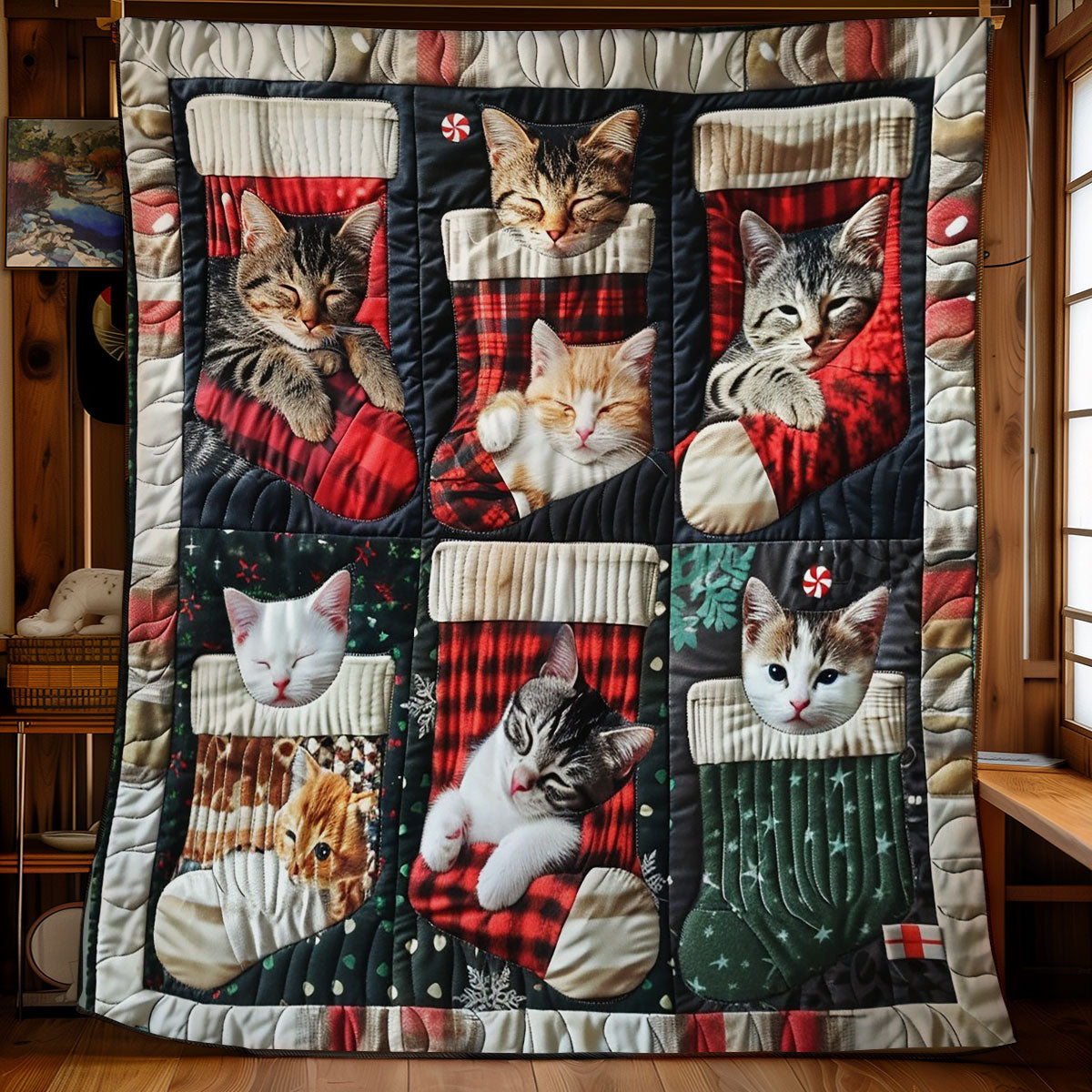 Lazy Cozy Kitty WM1908015CL Quilt