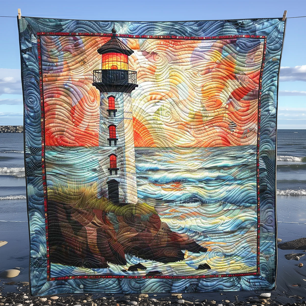 Lighthouse Glow WN1008056CL Quilt