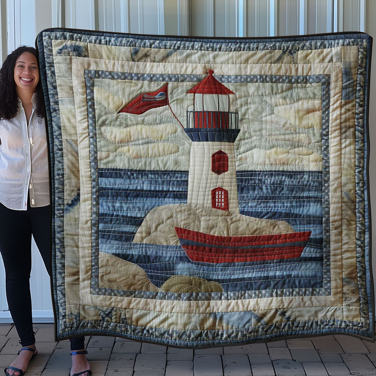 Lighthouse Haven WN2907007CL Quilt