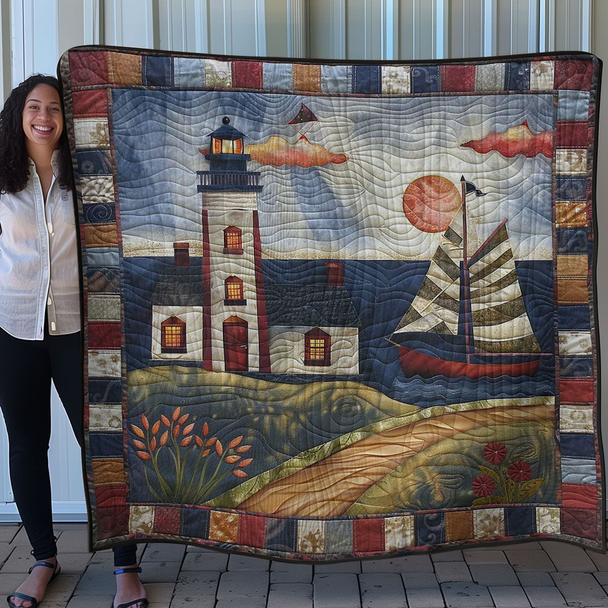 Lighthouse Warmth WN2907005CL Quilt