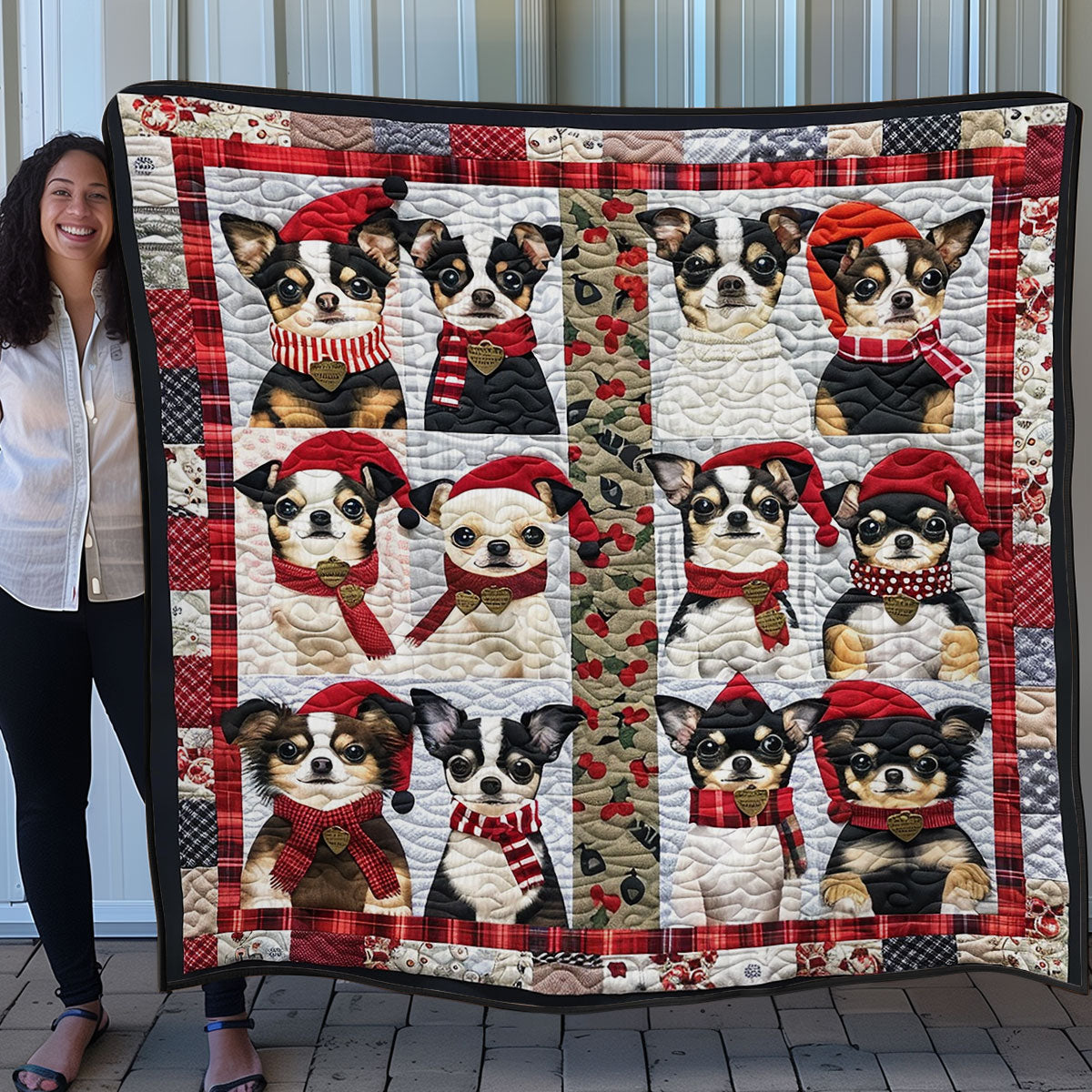 Love Chihuahua SR1608007CL Quilt