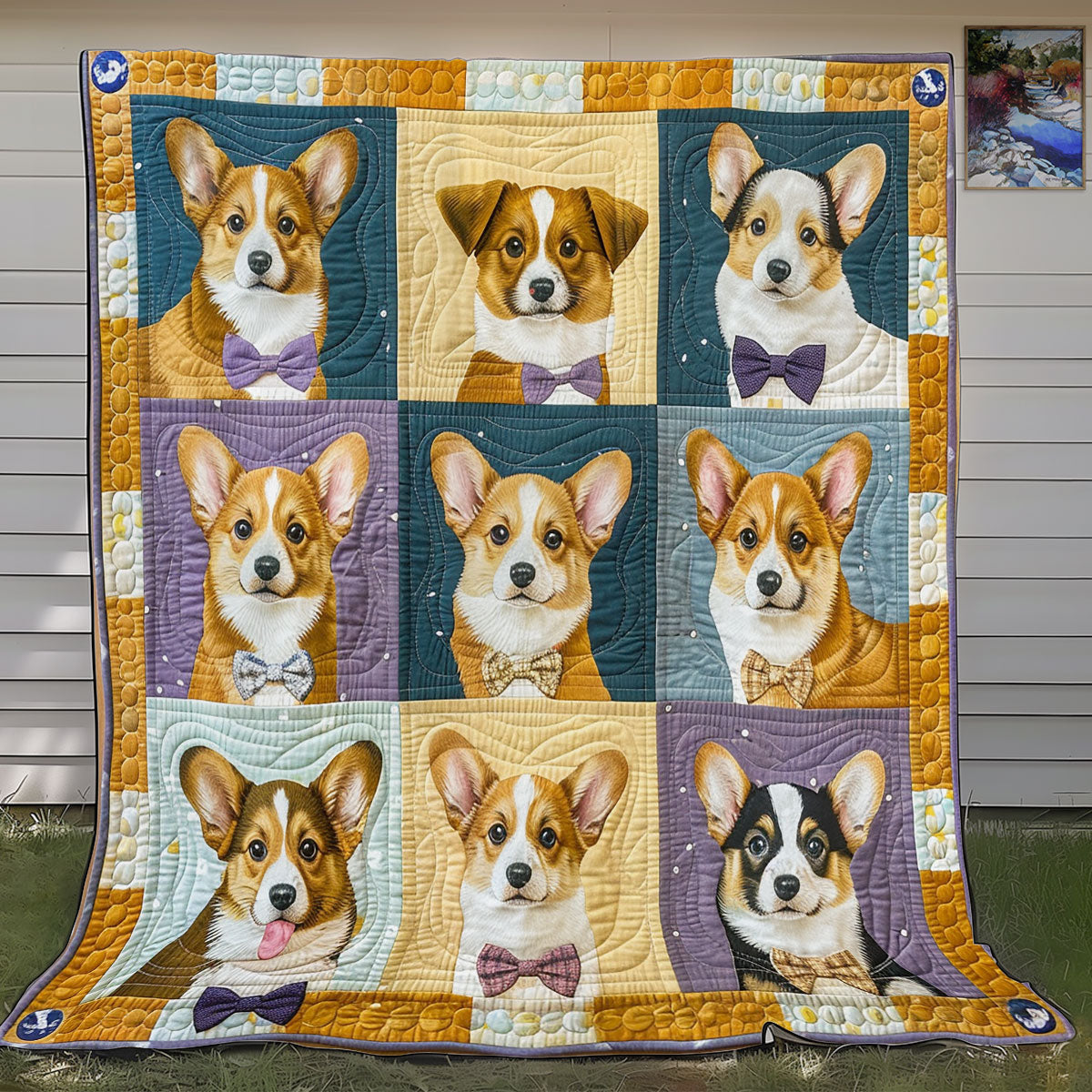 Loveable Husky SR0908022CL Quilt