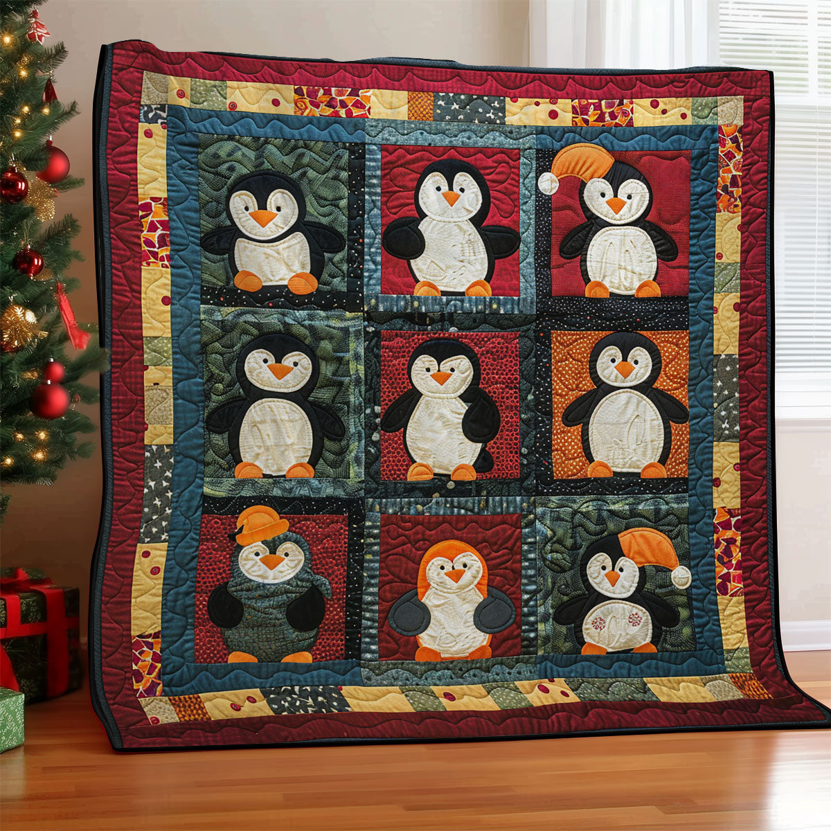 Loveable Penguins SR1908020CL Quilt