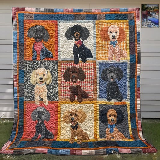 Loveable Poodle SR1008006CL Quilt