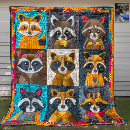 Loveable Raccoon SR1008025CL Quilt