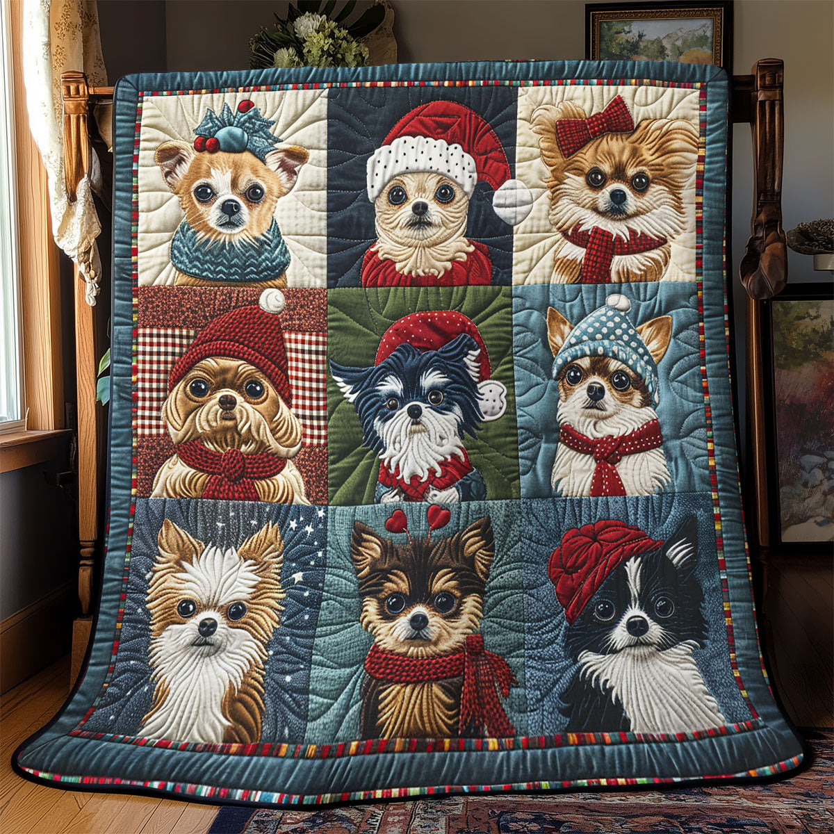 Loveable Yorkshires SR1908054CL Quilt
