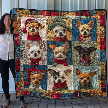 Lovely Chihuahua SR1608004CL Quilt