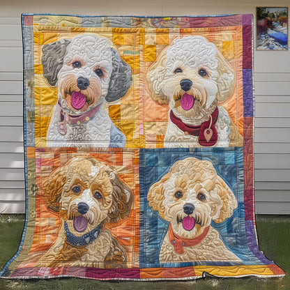 Lovely Poodle SR1008048CL Quilt