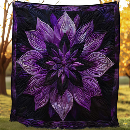 Lovely Purple Flower WN1508092CL Quilt