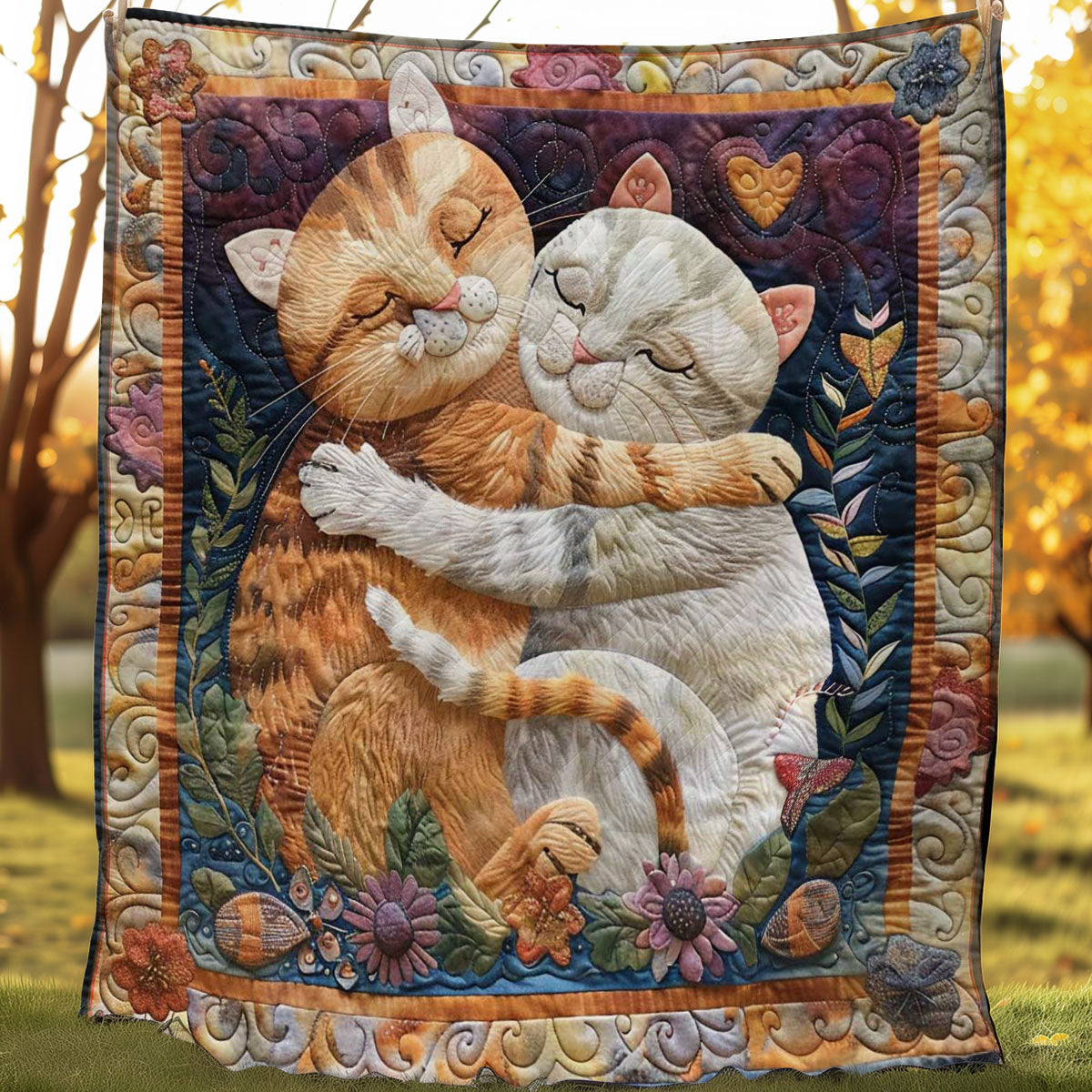 Loving Cats WN1508020CL Quilt