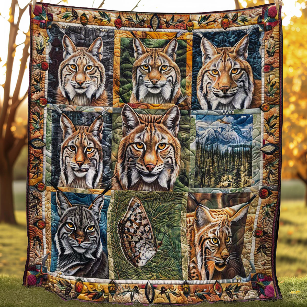 Lynx Rufus Refuge WN2108125CL Quilt