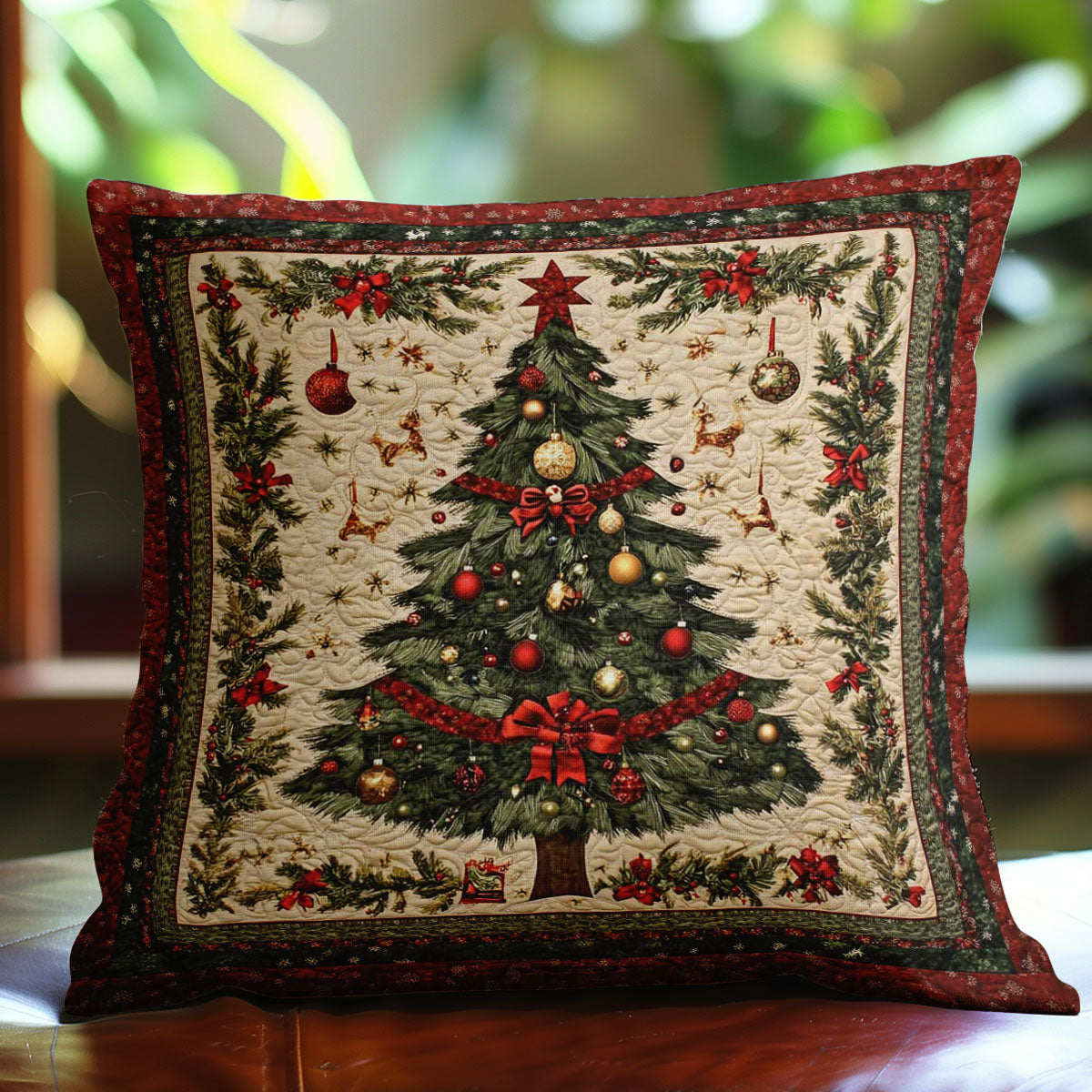 Magical Christmas Tree WN0308050CL Quilt Pillow Case