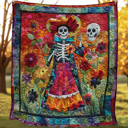 Marigold Skull Maiden WN0908103CL Quilt