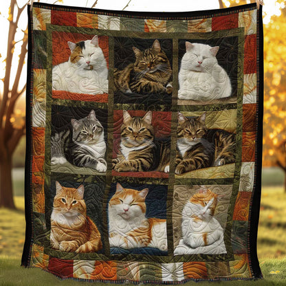 Mellow Slumbers Cats WN1508081CL Quilt