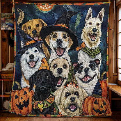 Mischievous Dogs WM2308052CL Quilt