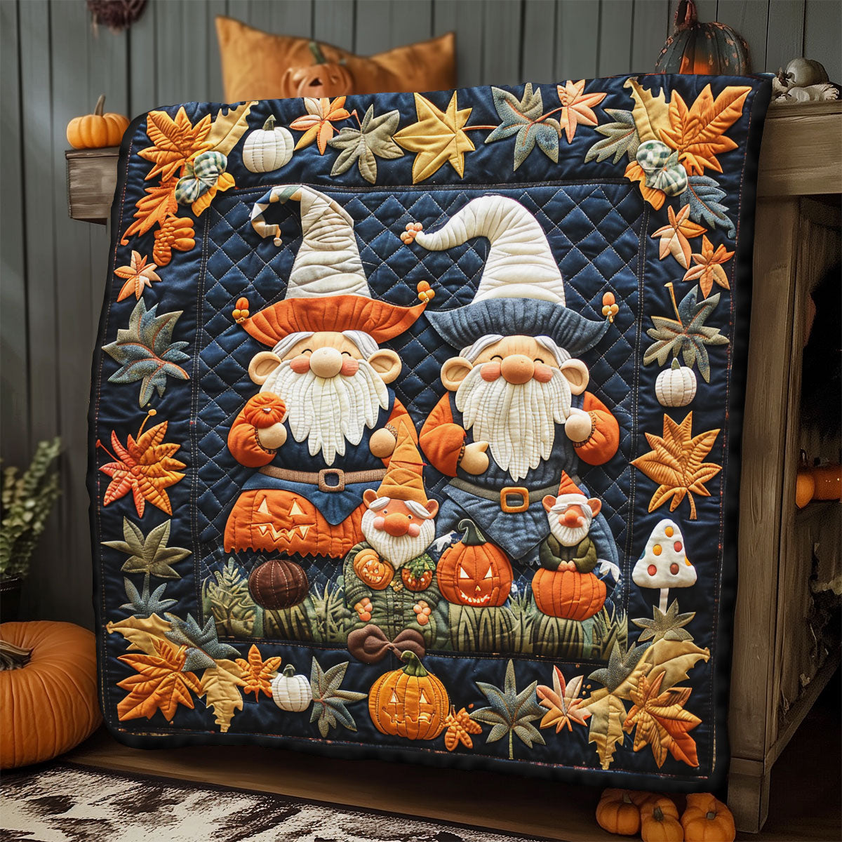 Mischievous Gnomes SR1908018CL Quilt