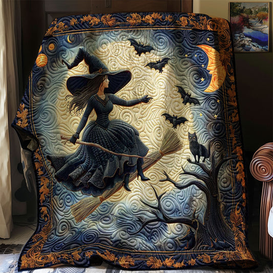 Moonlit Halloween Flight WN1908085CL Quilt