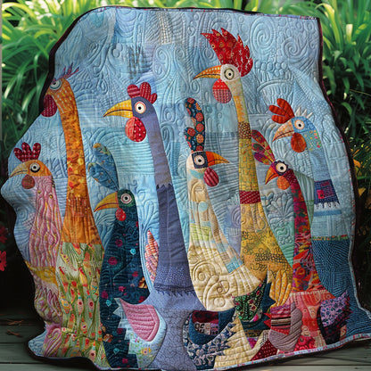 Morning Chickens WM3007001CL Quilt