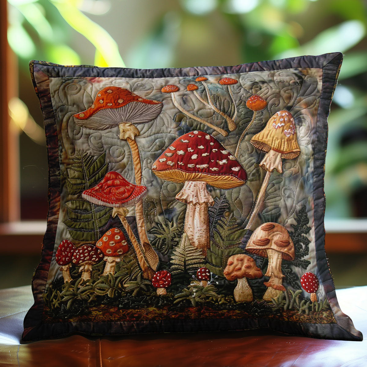 Mushroom Garden WN3007072CL Quilt Pillow Case