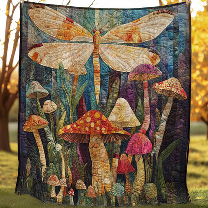 Mushrooms Dragonfly WM3107002CL Quilt