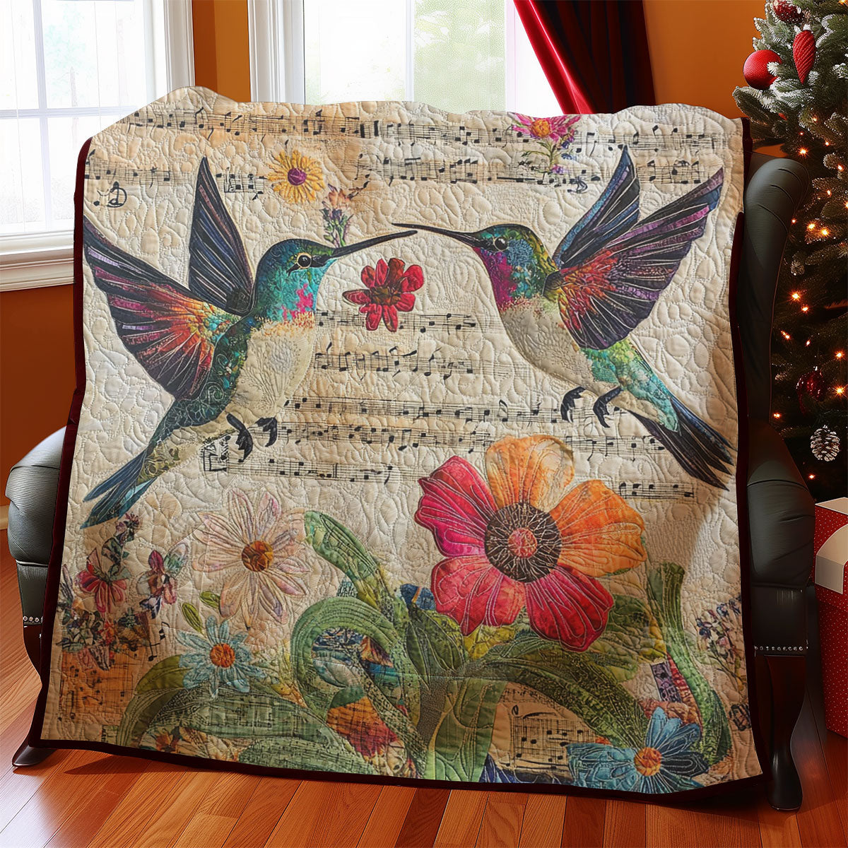 Music Hummingbirds WM0208031CL Quilt