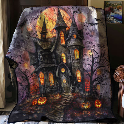 Mysterious Halloween Castle WN1908104CL Quilt