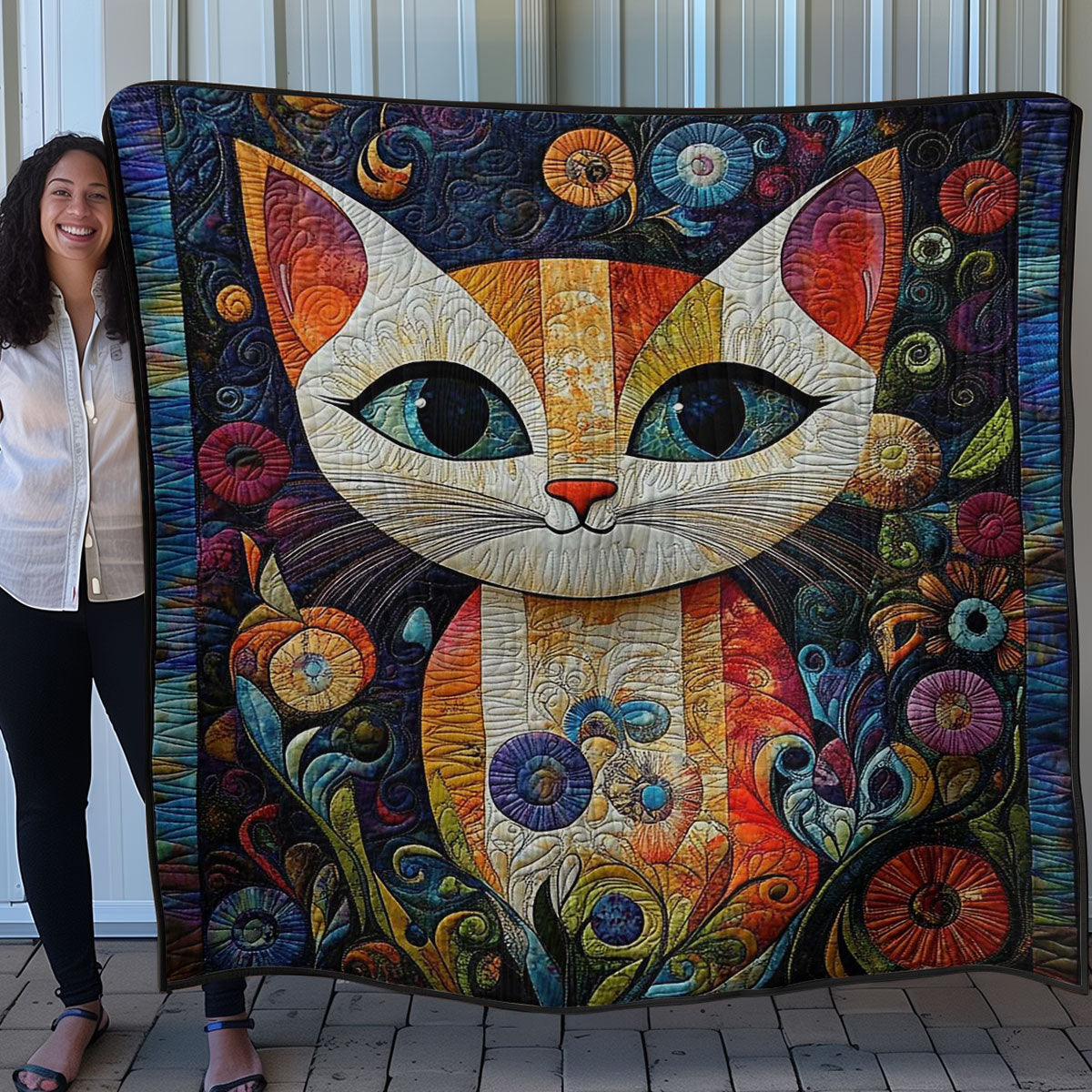 Mystic Cat WN0708026CL Quilt