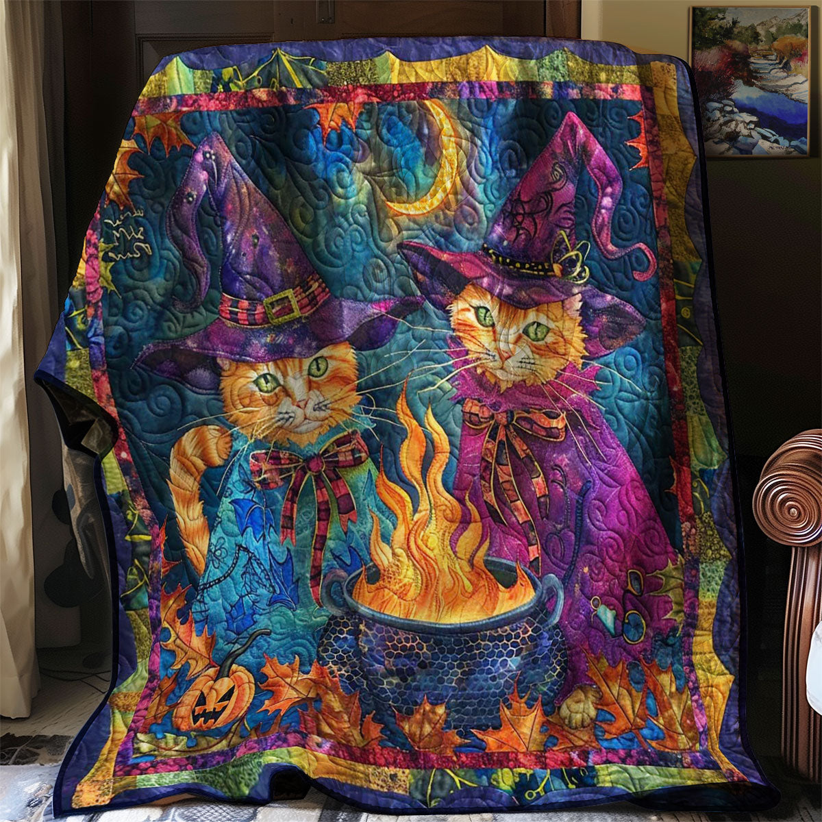 Mystic Cat's Elixir WN1408042CL Quilt