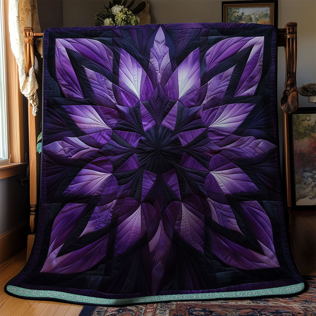 Mystic Purple Bloom WN0909021CL Quilt