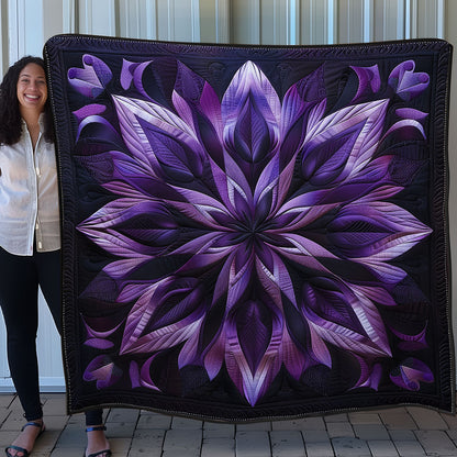 Mystic Purple Flower SR1608018CL Quilt