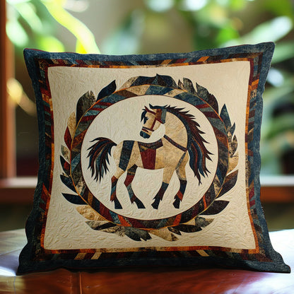 Native American Horse WN0108019CL Quilt Pillow Case