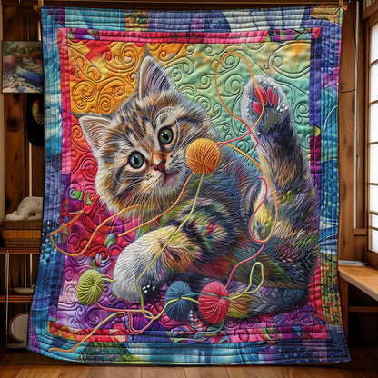 Naughty Colorful Kitty WM0509001CL Quilt