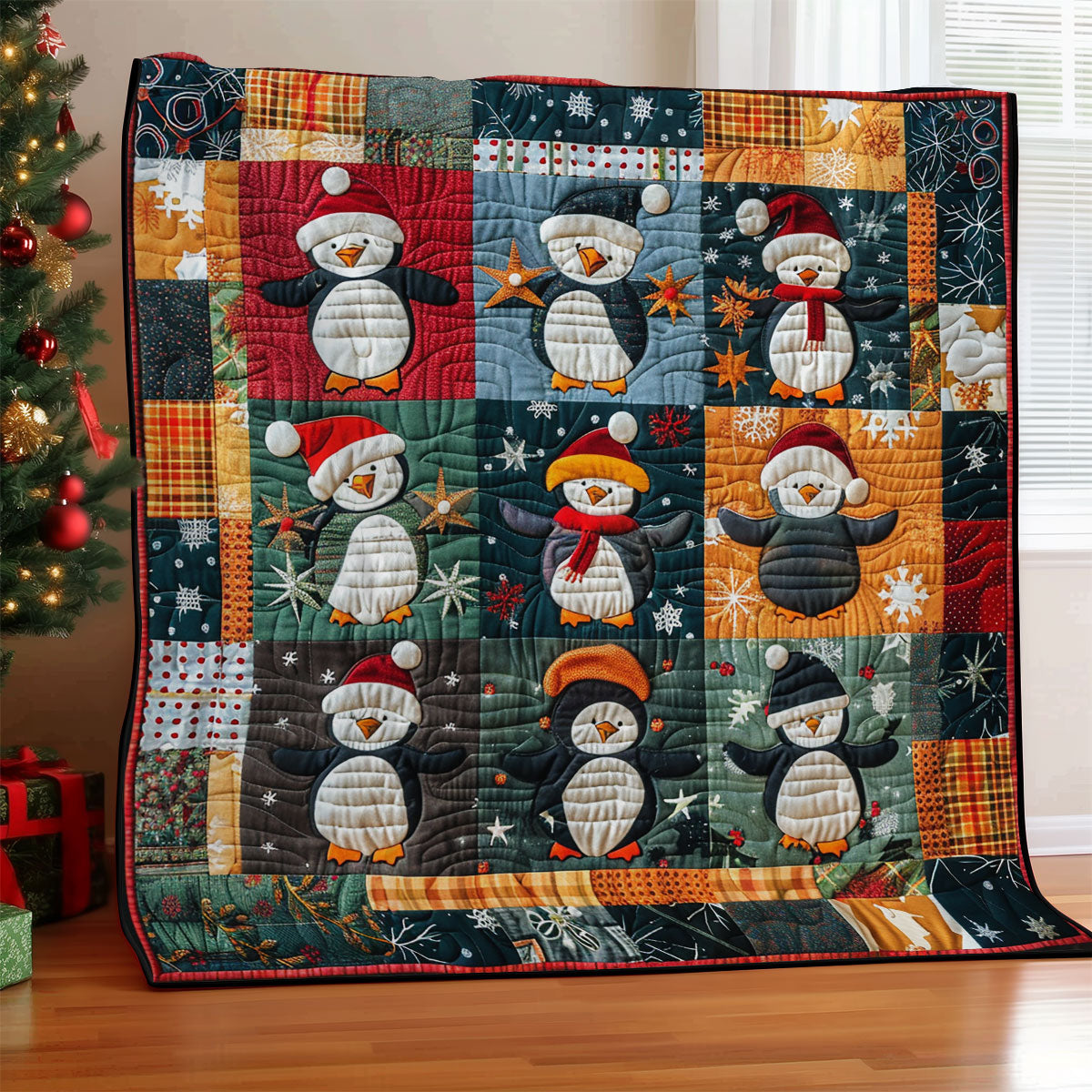 Naughty Penguins SR1908024CL Quilt