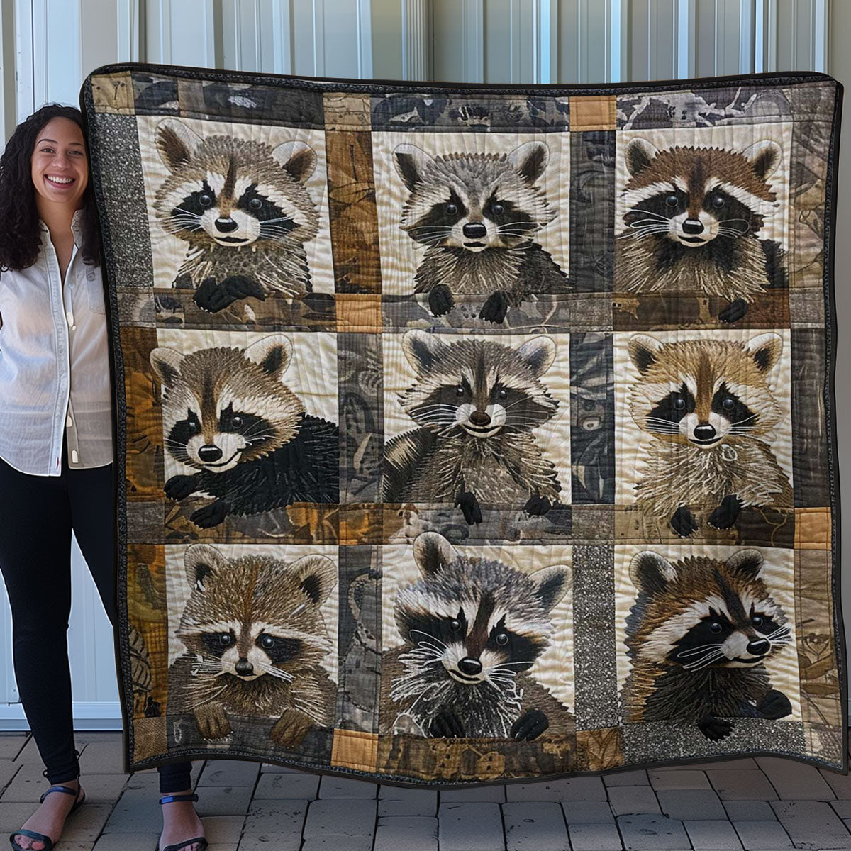 Naughty Raccoon WN0808056CL Quilt