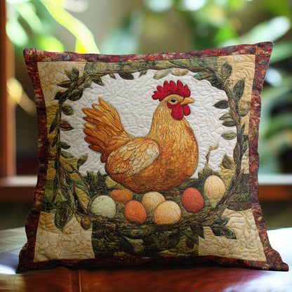 Nestled Hen WN0208086CL Quilt Pillow Case