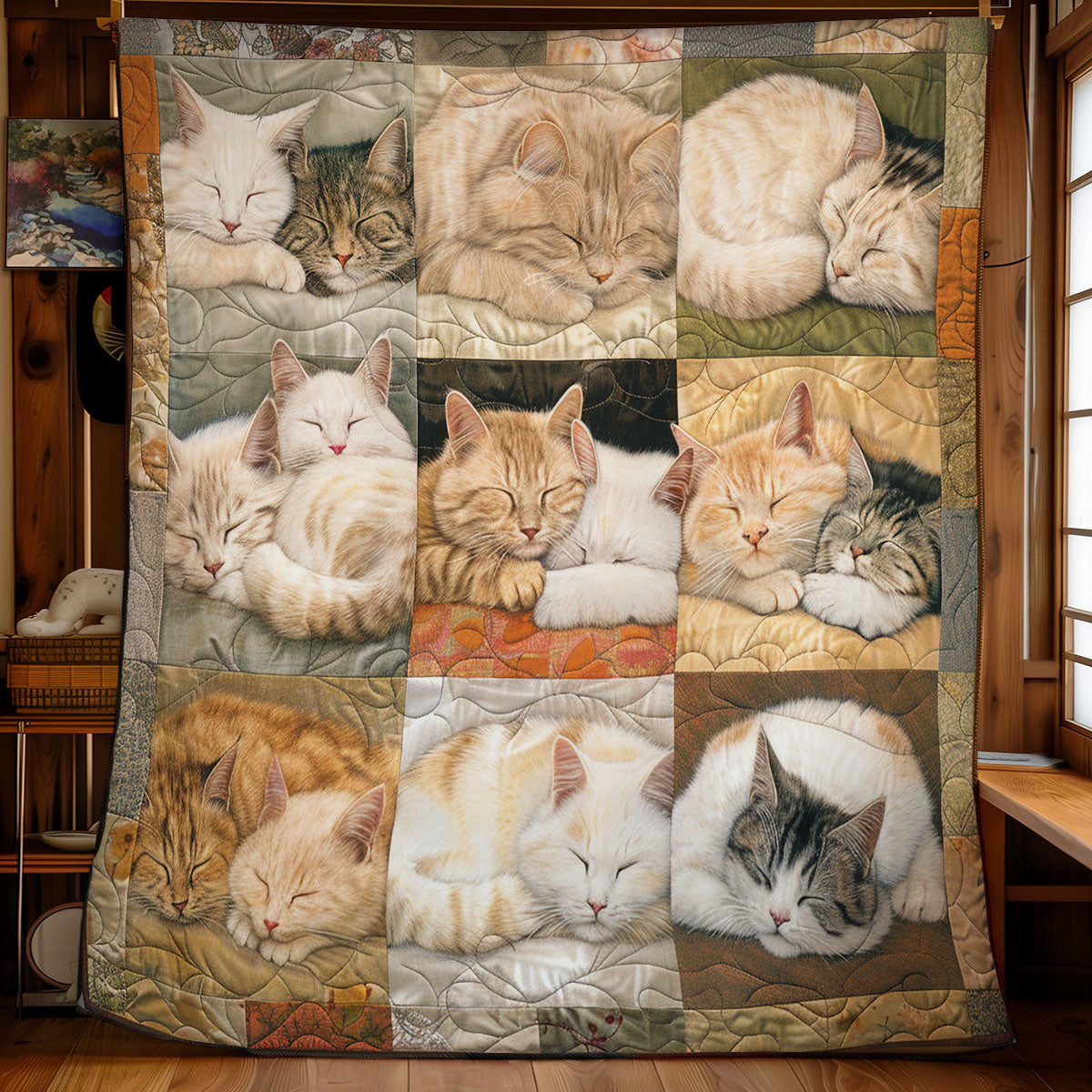 Nice Dream Cat WM2008007CL Quilt