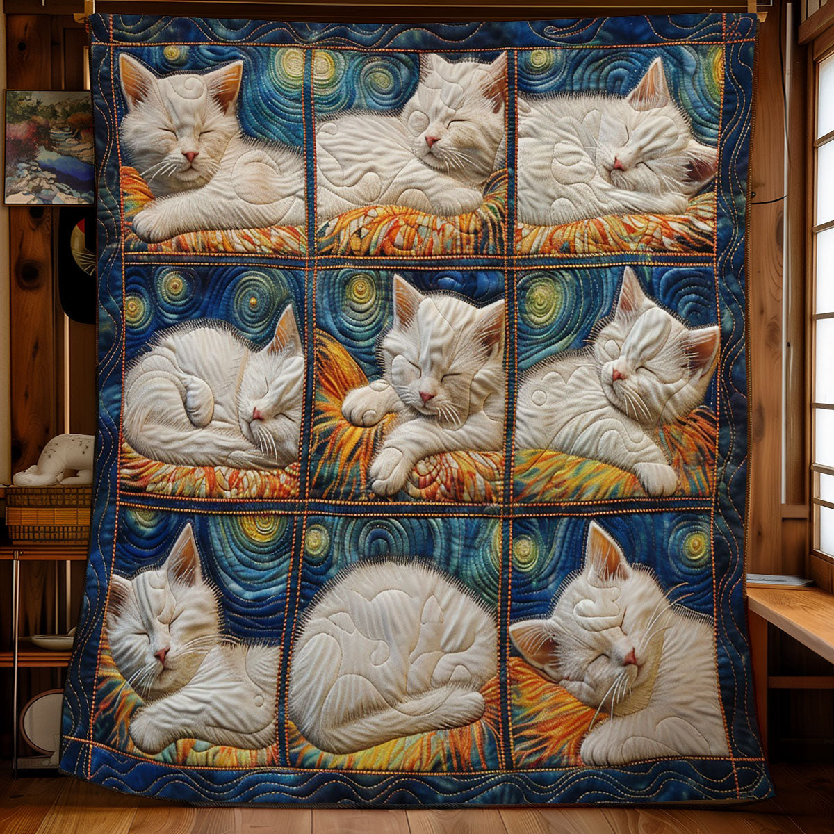 Nice Dream Cat WM2408031CL Quilt