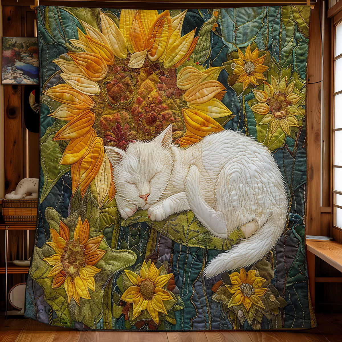 Nice Sleeping Face Cat WM2308047CL Quilt