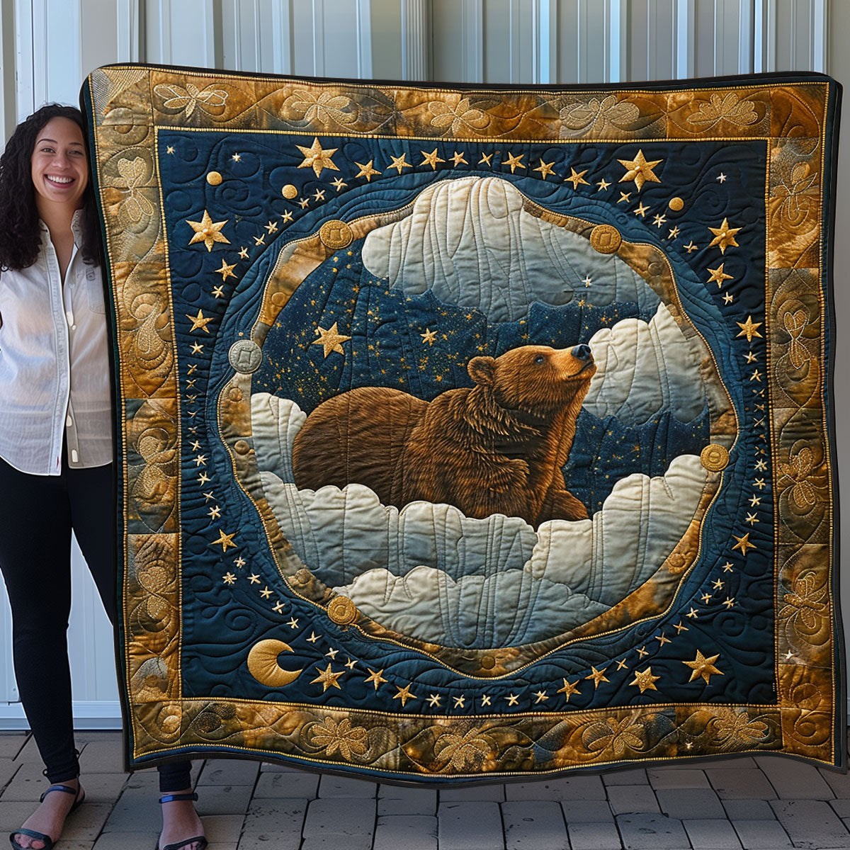 Night Bear SR1408001CL Quilt