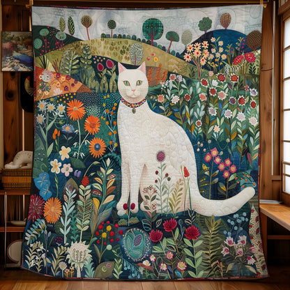 Nobility White Cat WM1908005CL Quilt