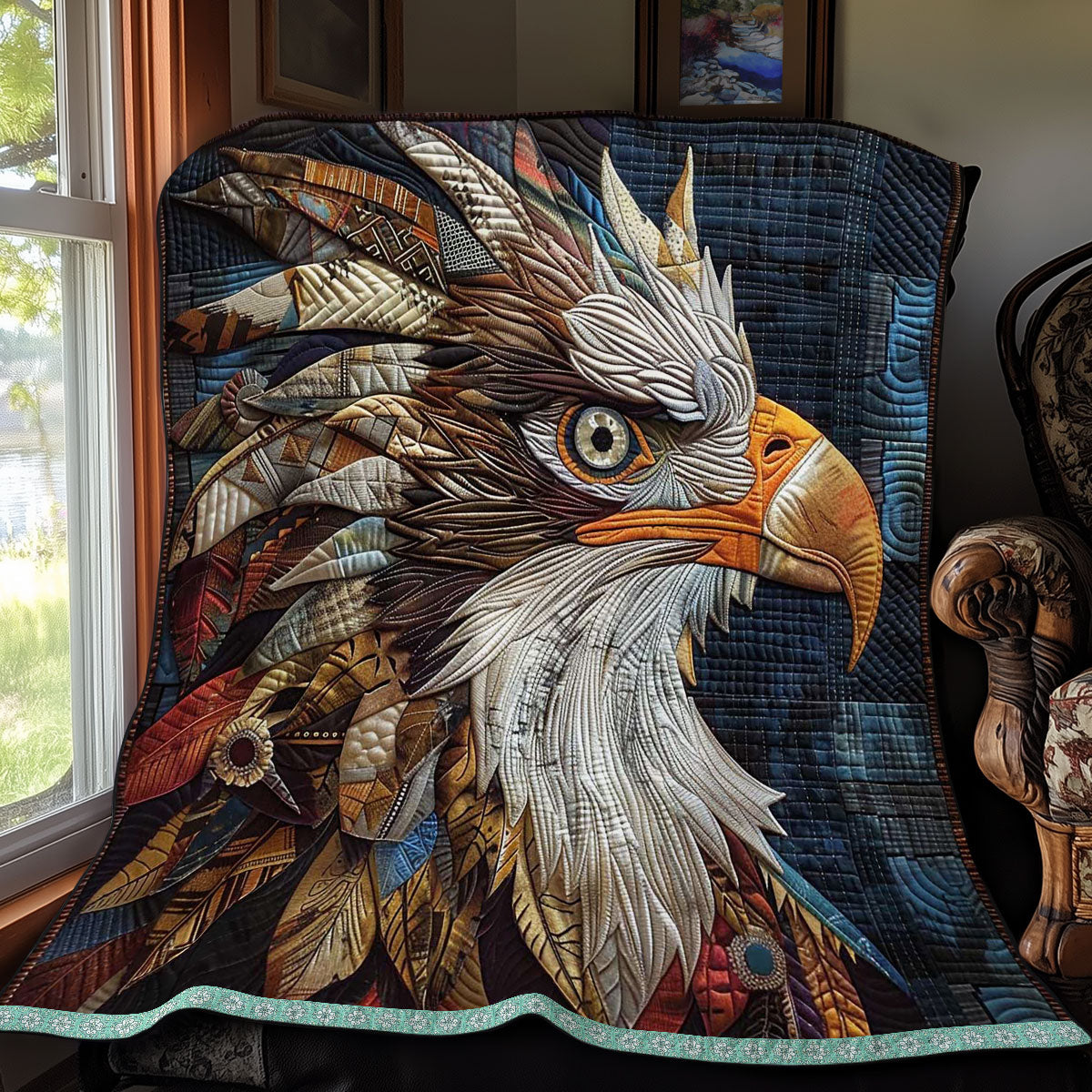 Noble Bald Eagle WN0509024CL Quilt