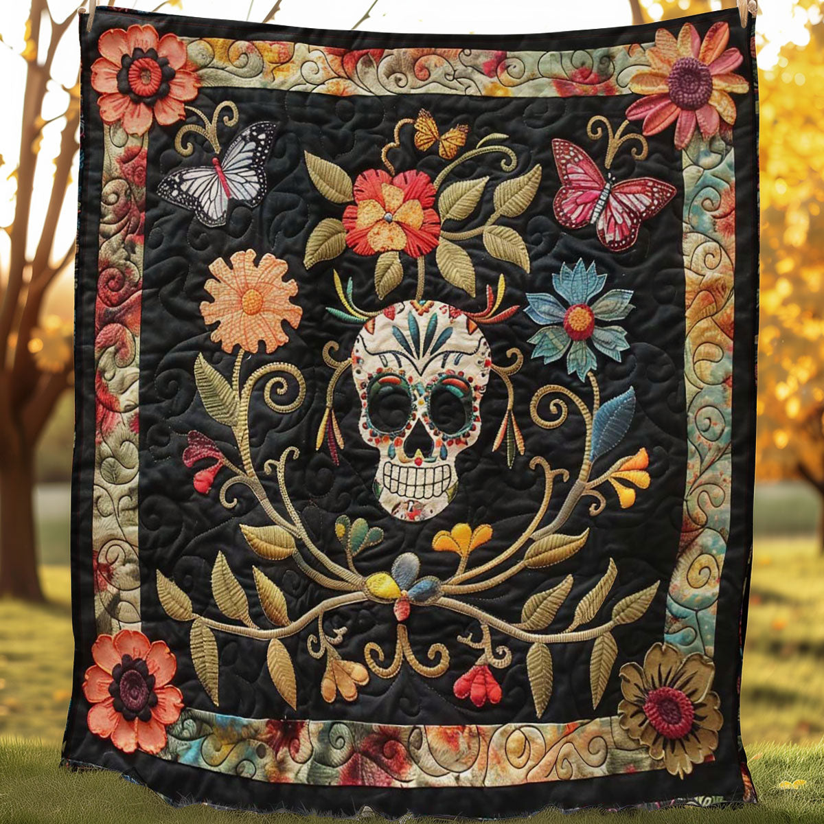 Noche De Calaveras WN0908111CL Quilt