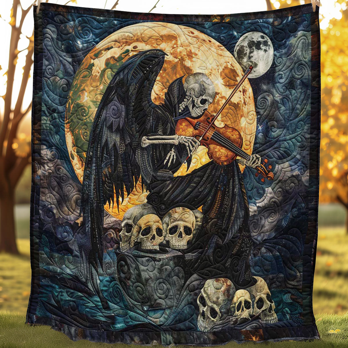 Nocturnal Skullmaster WN0908094CL Quilt