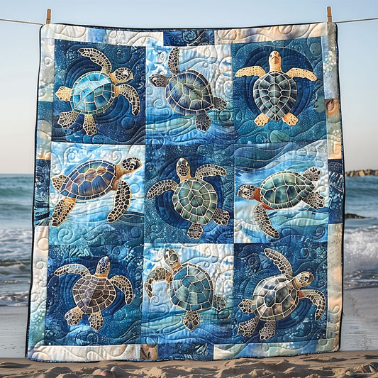 Ocean Turtles SR1008019CL Quilt