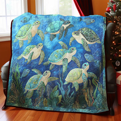 Ocean Turtles WM0208032CL Quilt