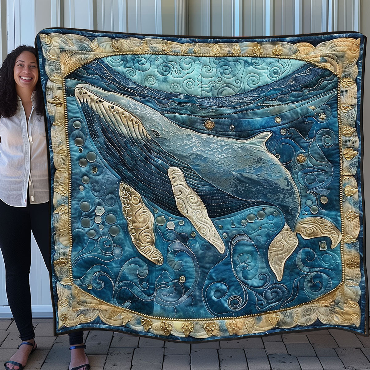 Ocean Whale SR1408035CL Quilt