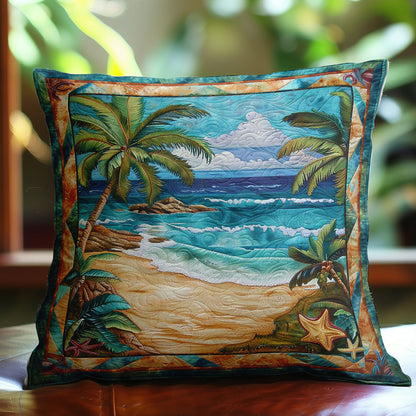 Oceanfront Oasis WN3007077CL Quilt Pillow Case