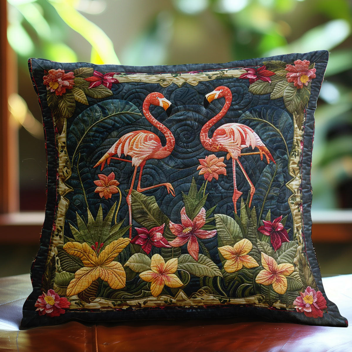 Pair Of Flamingos WN2907077CL Pillow Case